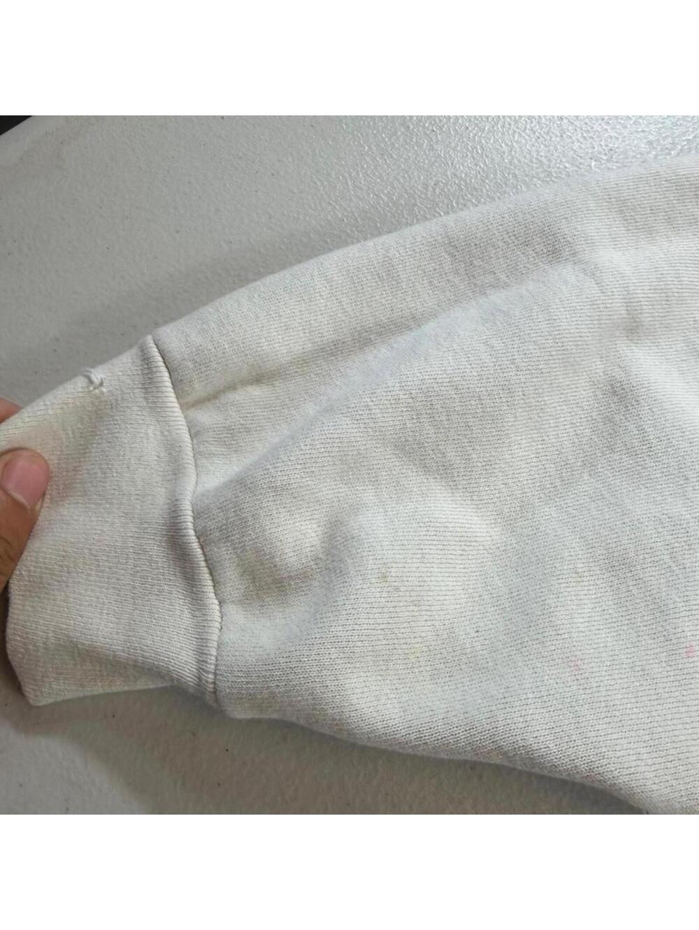 Men's White and Cream Jumper - Picture 5 of 8